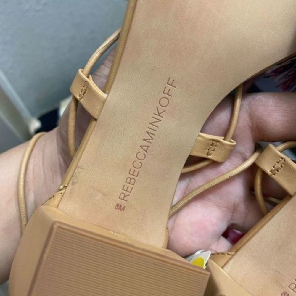 Rebecca Minkoff Isla tassel lace up sandal NWOB Size 8.5 - Picture 4 of 4